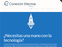 Tablet Screenshot of conexionefectiva.com